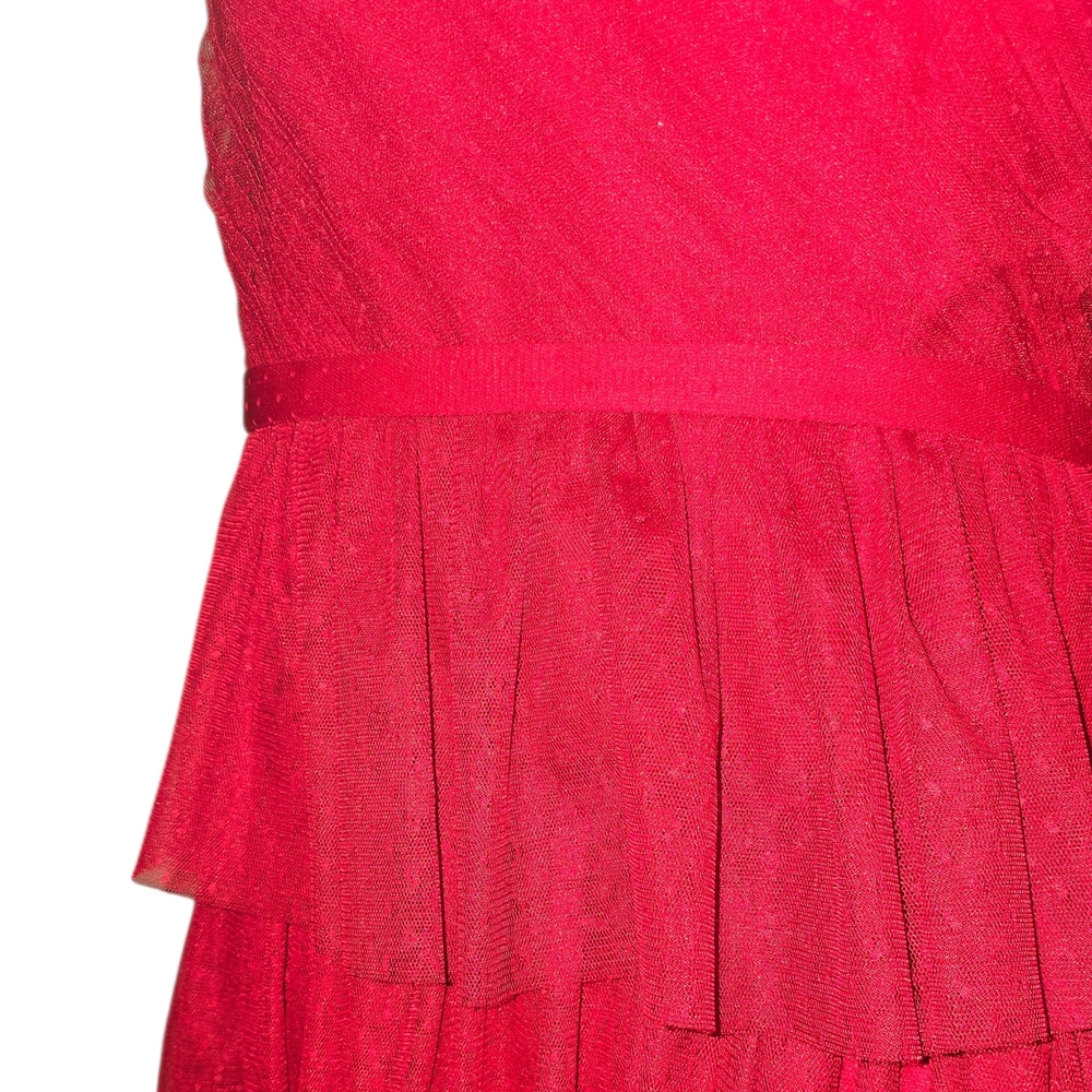 Mac Duggal Red One Shoulder Dress - Picture 9 of 15